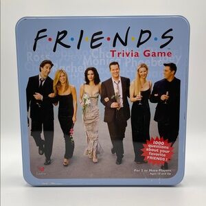Vintage 2000 Friends Trivia Game in  Tin by Cardinal